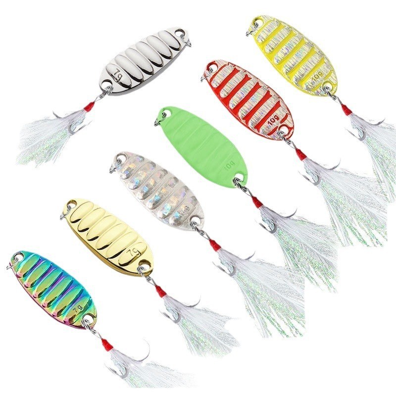 Wholesale Mouthfish Bait Lure Flat Vibrating Sequin Fishing Bait for Marlin Catfish Tilapia Blackfish Whitefish Bass 15g – Metal Lure – view 1