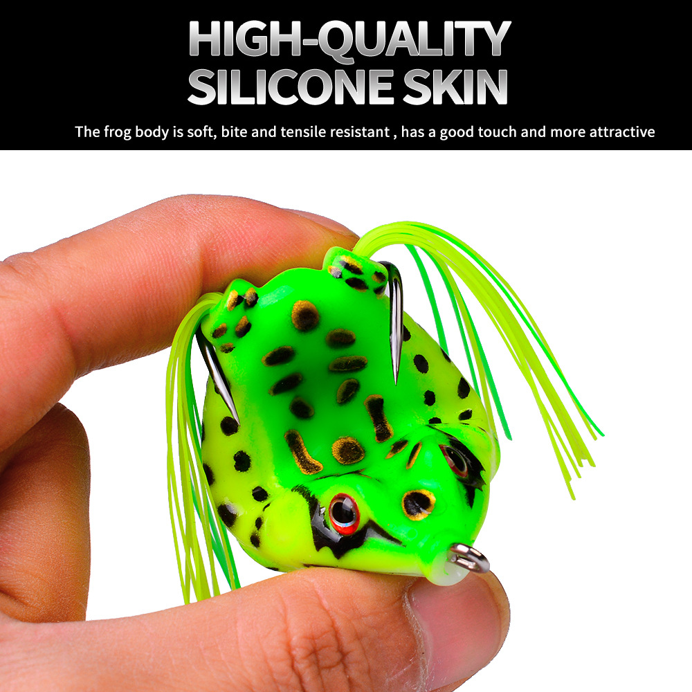 Factory Price Soft Fishing Frog Lure 5g 9g 13g 17.5g Artificial Bait Soft Lures Frog Fishing Lures for Fishing – Frog – view 5