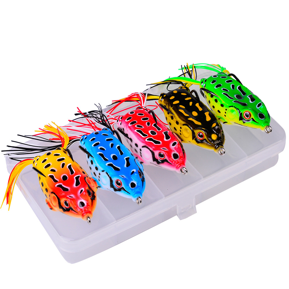 Factory Price Soft Fishing Frog Lure 5g 9g 13g 17.5g Artificial Bait Soft Lures Frog Fishing Lures for Fishing – Frog – view 1