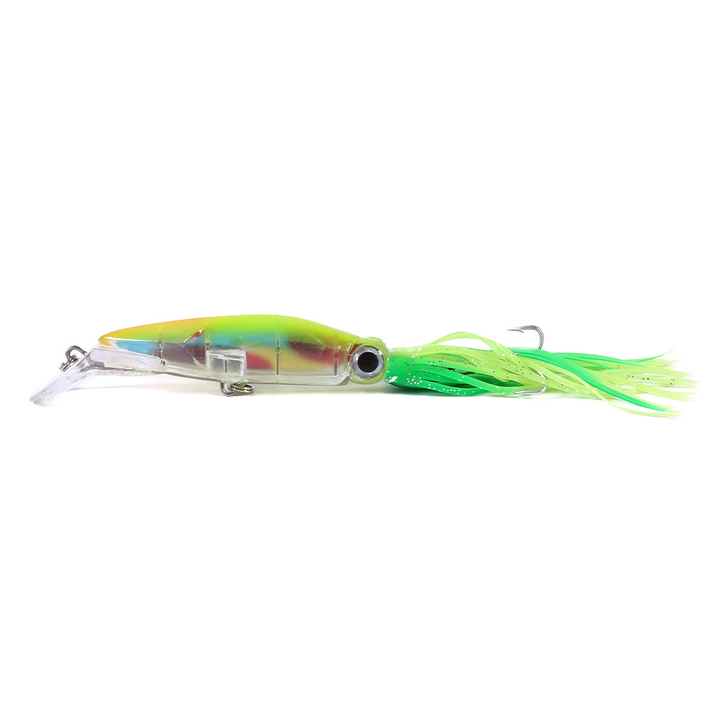 14CM-40G Saltwater Fishing Lure Hard Plastic Octopus Skirt Trolling Lure with Long Skirt Jigs – Octopus Skirt – view 5