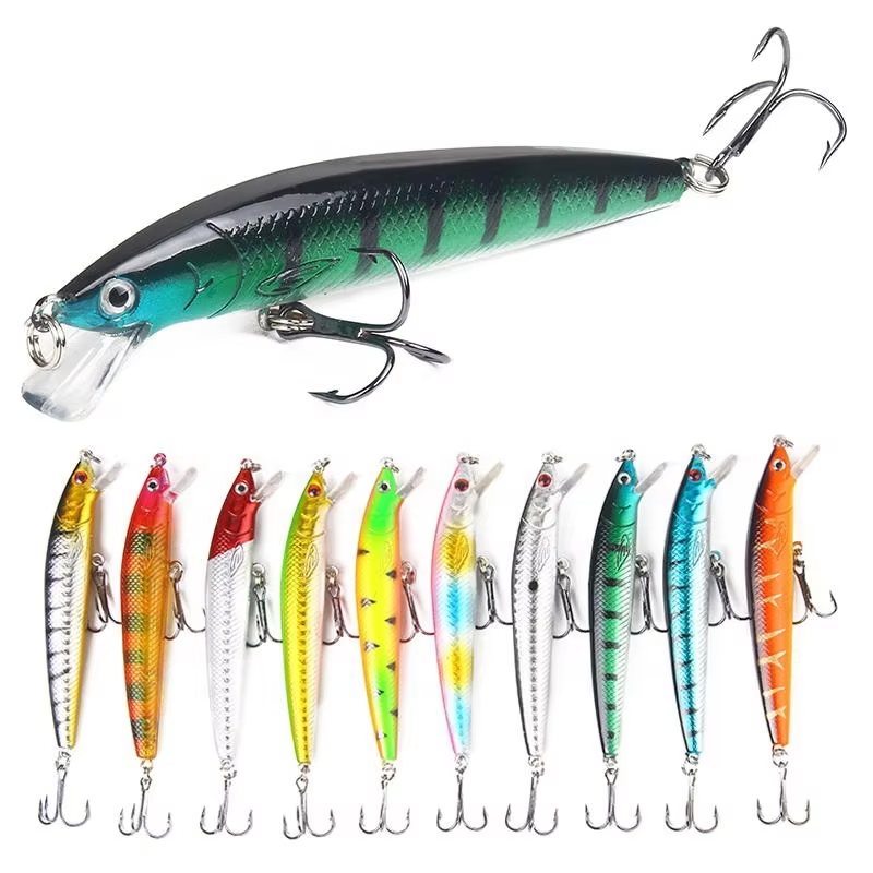 10cm/9g Hard Fishing Lure Baits Floating Minnow Artificial Bait Ocean Boat Fishing Lure for Bass Fishing – Minnow – view 2