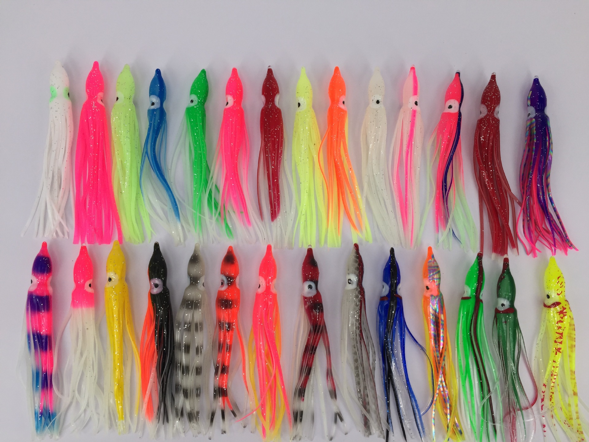 CHEERY NEW 4cm-24cm Luminous Fishing Squid Skirts Octopus Assist Artificial Soft Plastic Octopus Trolling Lure Fishing Lures – Octopus Skirt – view 4