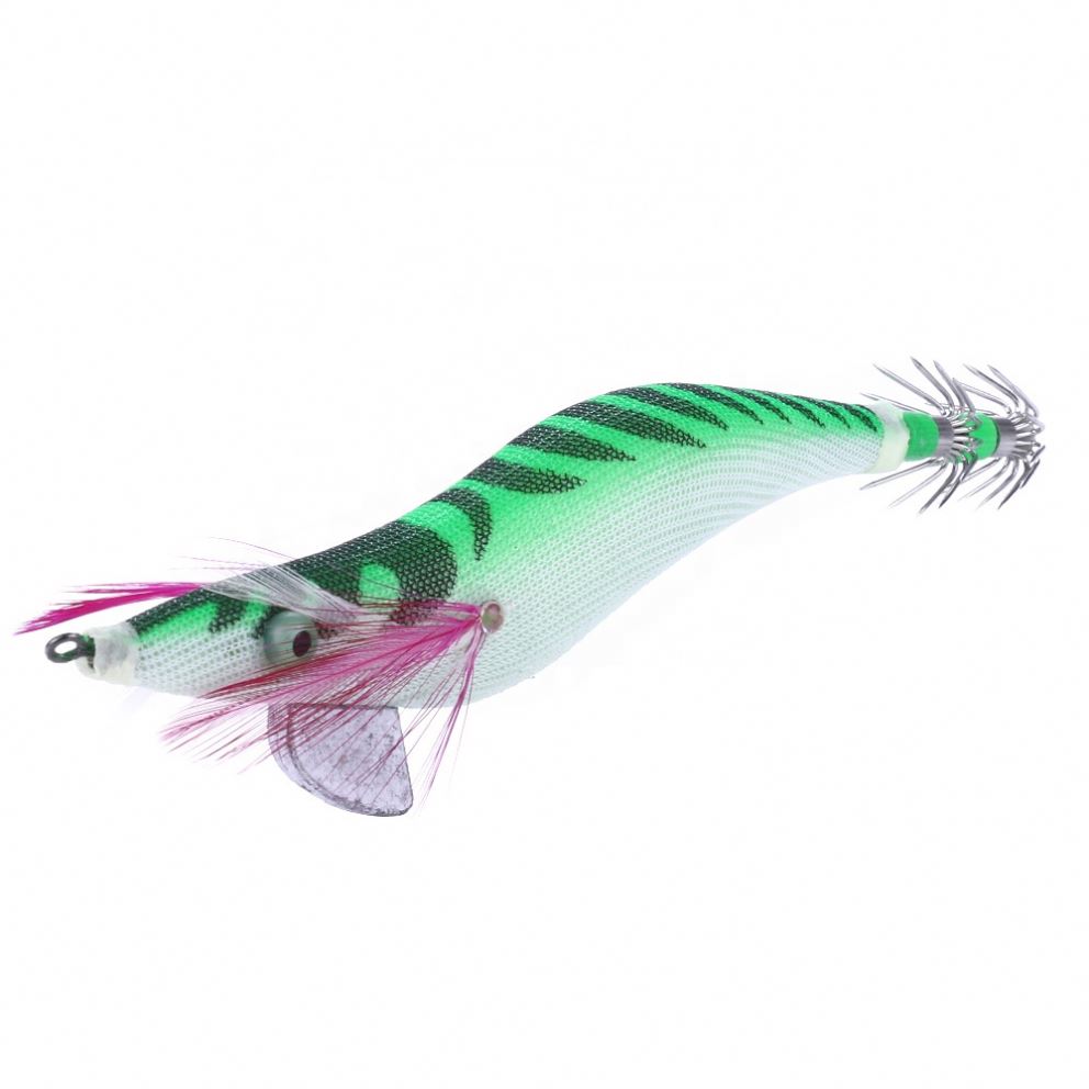 Fishing Lure Metal Lead Squid Jigging Hook 13.5Cm 19.8G Baits Jigging Wooden Shrimp – Wood Shrimp – view 3