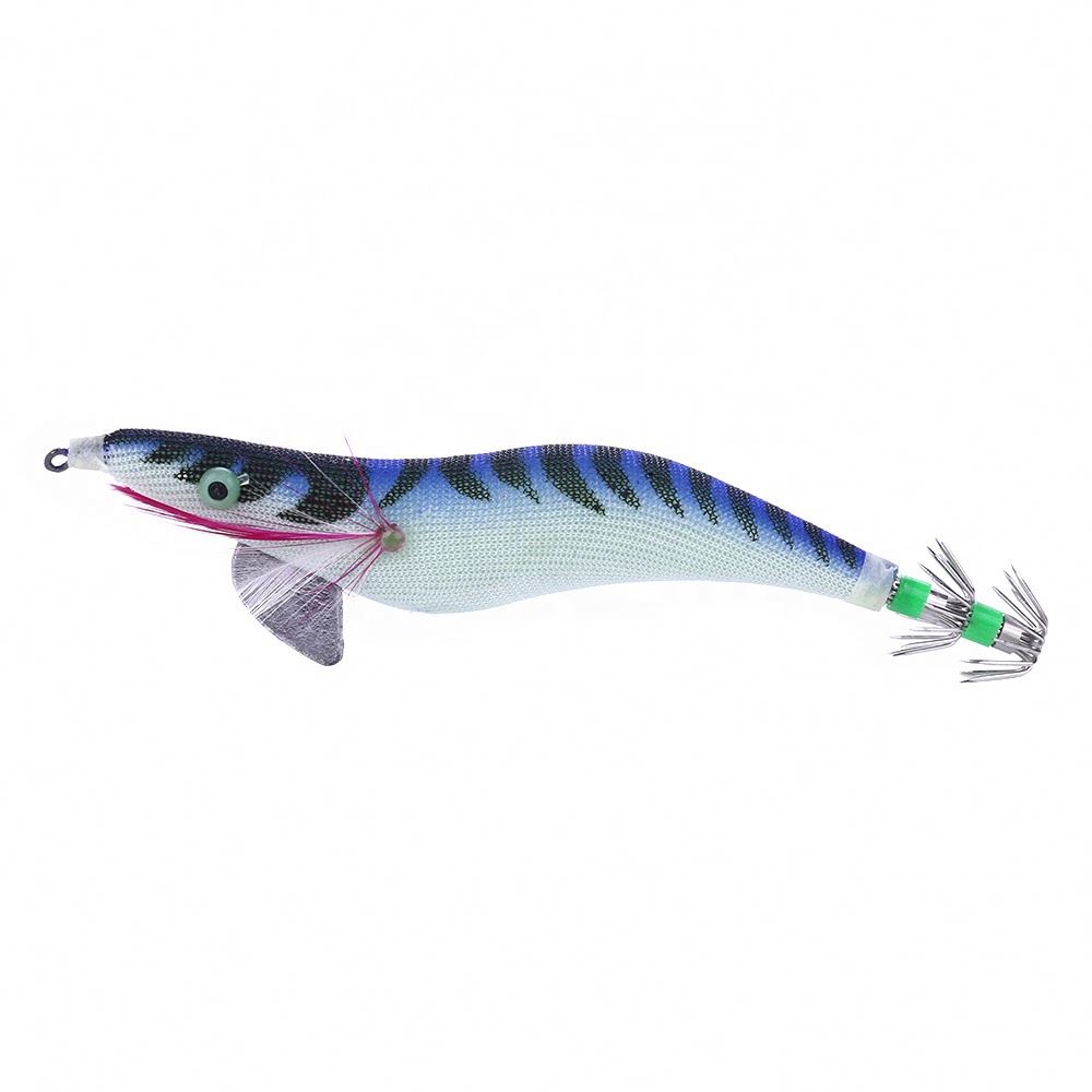 Fishing Lure Metal Lead Squid Jigging Hook 13.5Cm 19.8G Baits Jigging Wooden Shrimp – Wood Shrimp – view 2