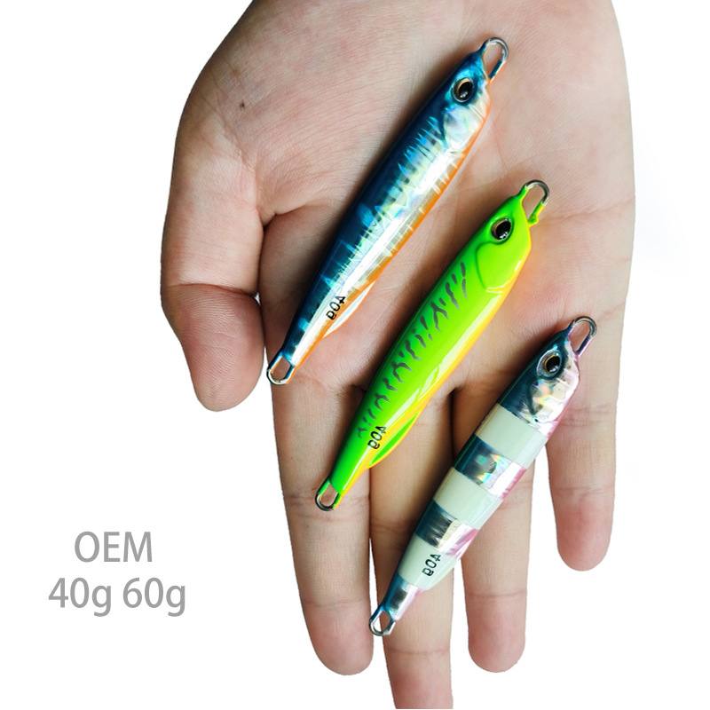 40g Sinking Luminous Artificial Hard Bait Deep-sea Metal Jigging Jig Fishing Lure for Ocean Rock – Metal Jig – view 2