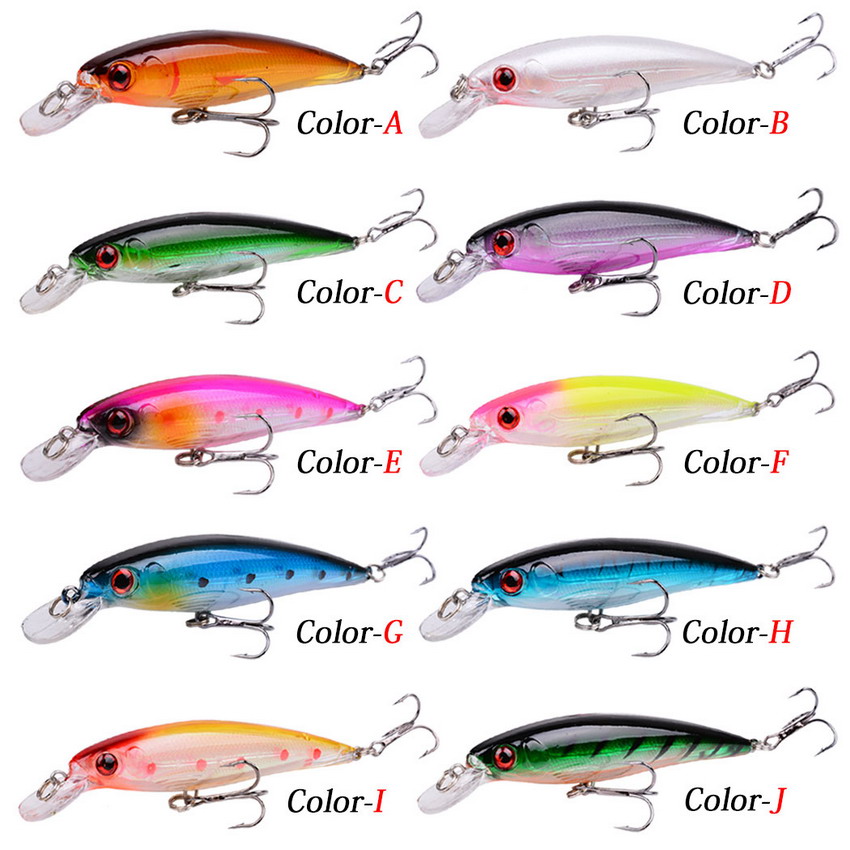 CHEERY Multicolor Artificial Wobbler Lure Carp Fishing Tackle Bait Pesca Wobbler Bait – Minnow – view 2