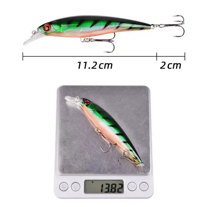 CHEERY Multicolor Artificial Wobbler Lure Carp Fishing Tackle Bait Pesca Wobbler Bait – Minnow – view 3