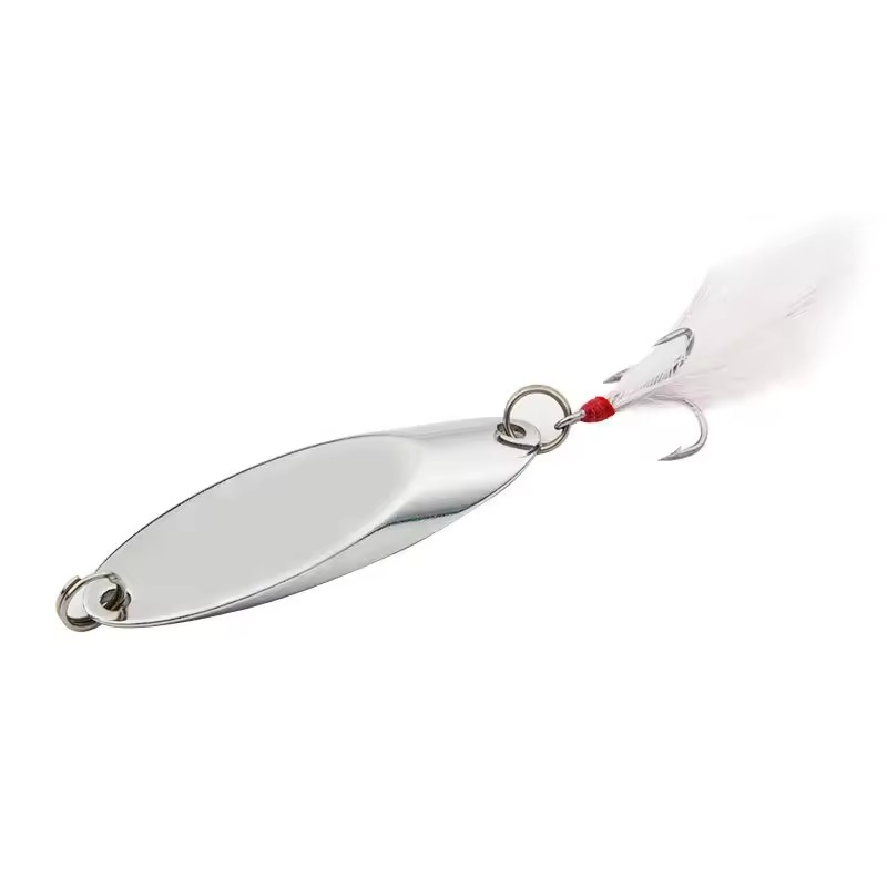 Metal Spinner Spoon Lures Trout Fishing Lure Hard Bait Sequins Paillette Artificial Baits Spinnerbait Fish Tools – Spoon & Spinner – view 1