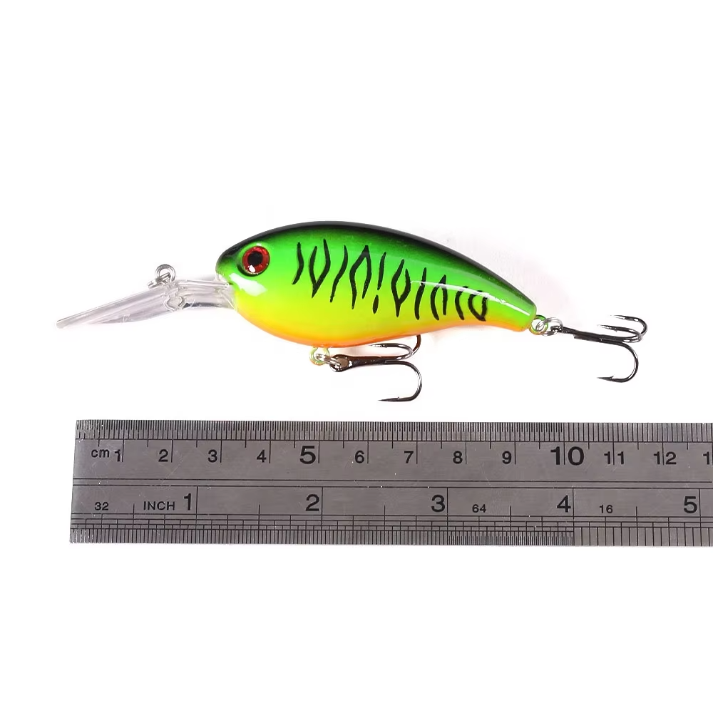 Hot Sale 10cm 14g Artificial Hard Plastic Crank Baits Deep Diving Wobbler Crankbait Fishing Lures with Long Tongue Board – Crankbait – view 4