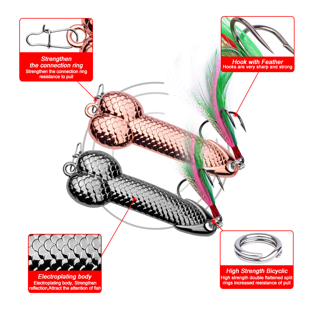 New 3g 7g 11g 15g 21g 28g 36g Spoon Lure Luya DD Vib Vibrating Rotating Sequins Long-range Micro-vibration – Metal Lure – view 4