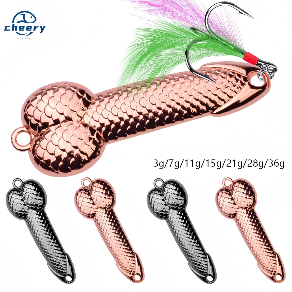 New 3g 7g 11g 15g 21g 28g 36g Spoon Lure Luya DD Vib Vibrating Rotating Sequins Long-range Micro-vibration – Metal Lure – view 1