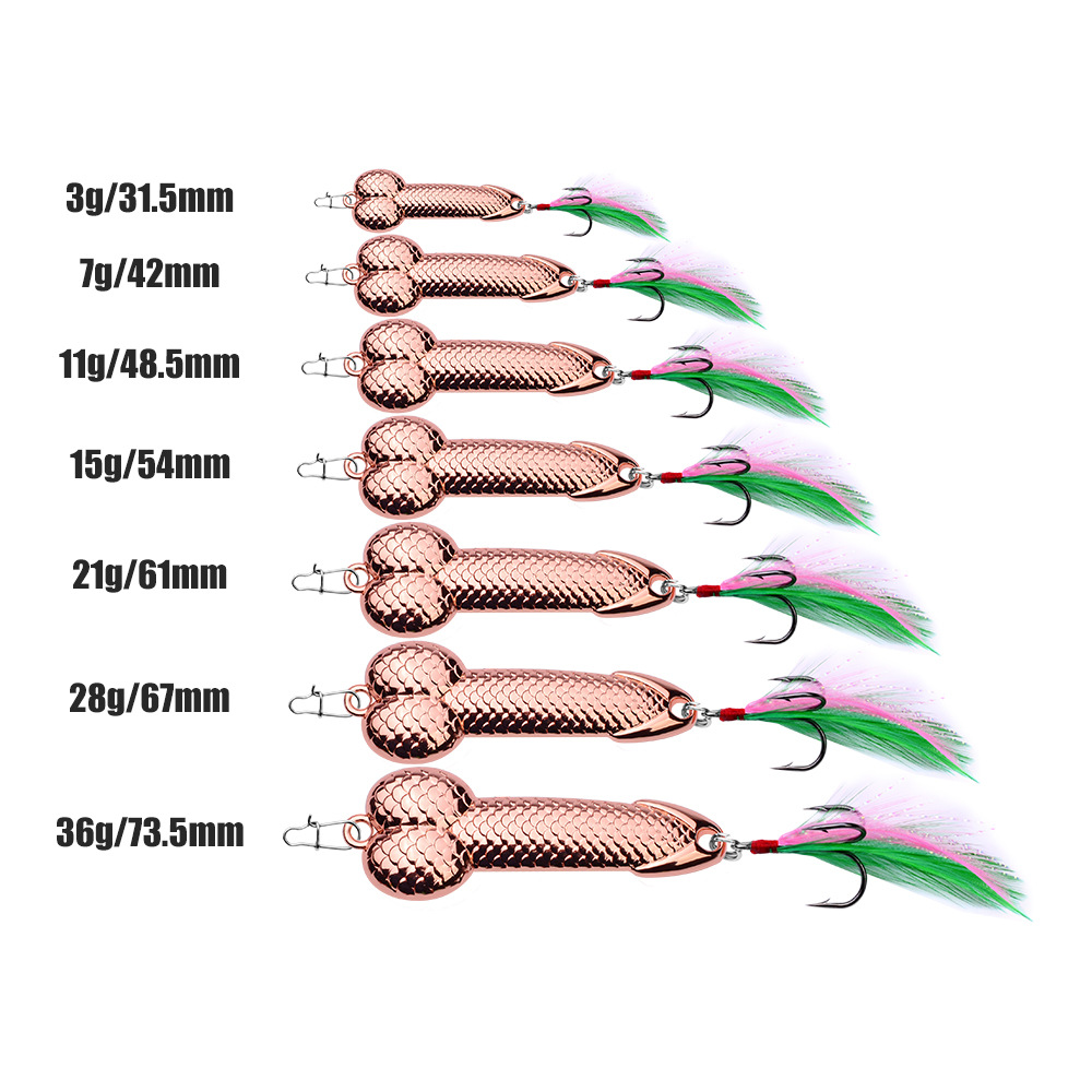 New 3g 7g 11g 15g 21g 28g 36g Spoon Lure Luya DD Vib Vibrating Rotating Sequins Long-range Micro-vibration – Metal Lure – view 2