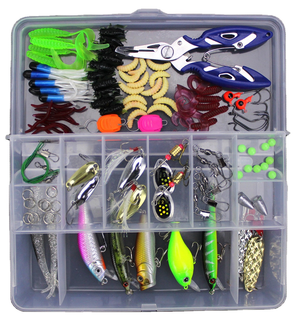 Wonderful Artificial Minnow Crank Spoon Fishing Lure Set Metal for Float Fishing in River Lake Condition Printed PP Box – Other Hard Lure – view 1