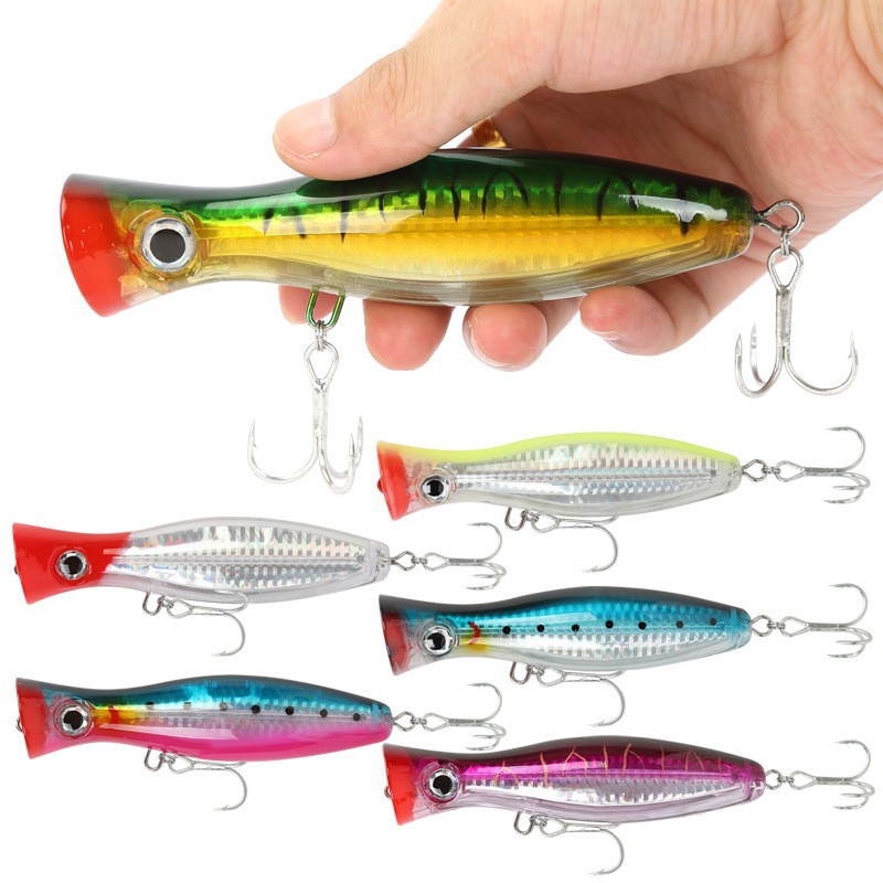 CHEERY Custom Wholesale ABS Plastic 120mm Top Water Saltwater Fishing Bait Popper Lure – Popper – view 3