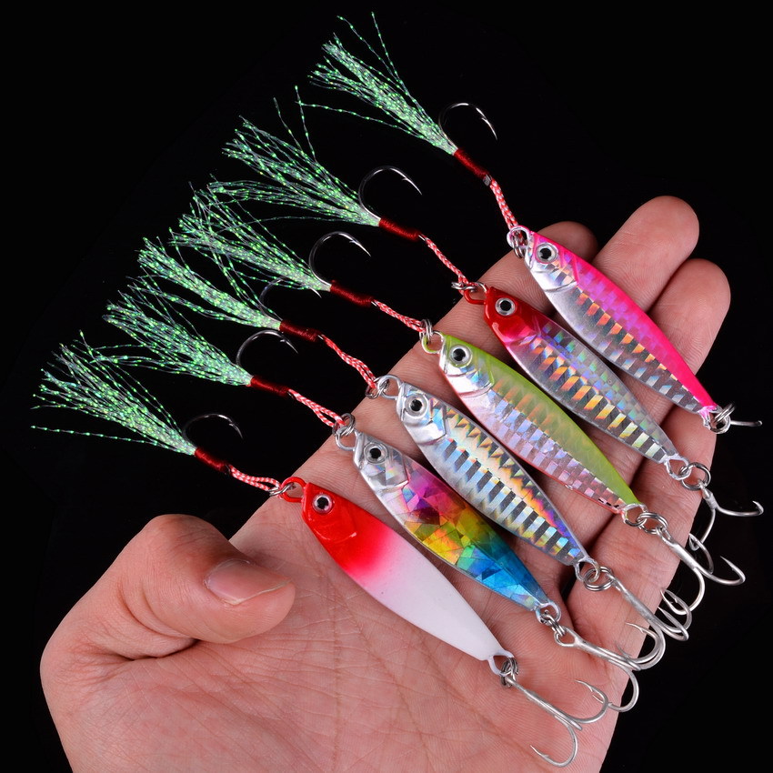 OEM High Quality Jig Slow Speed Metal Lead Saltwater Fishing Fast Vertical Jigging Lures Metal Jig with Hooks – VIB – view 5