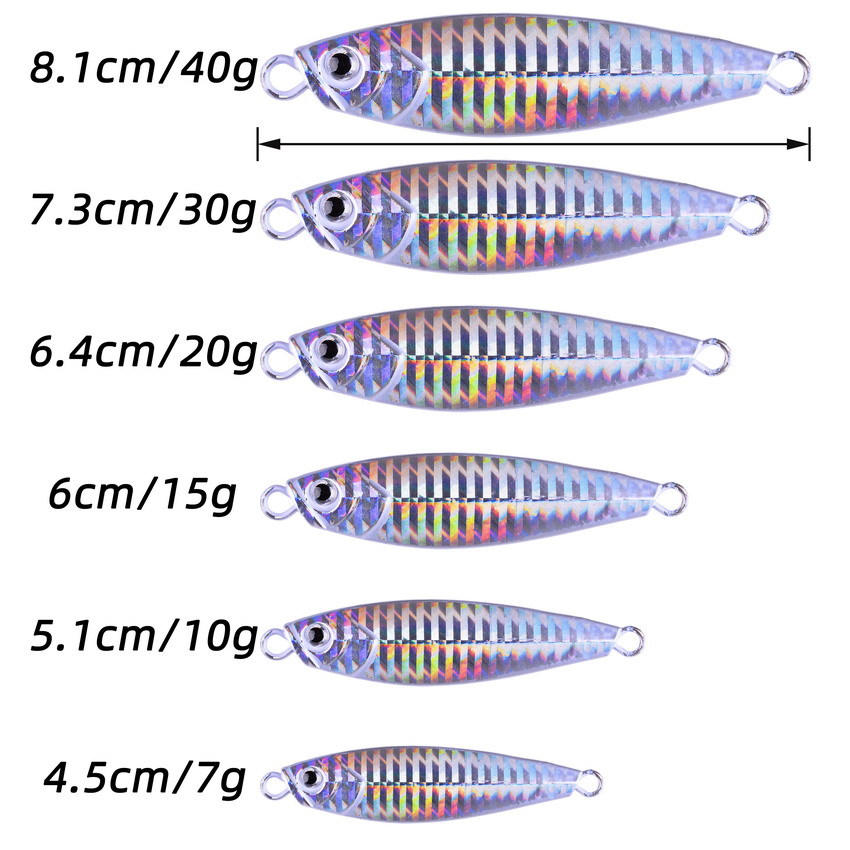 OEM High Quality Jig Slow Speed Metal Lead Saltwater Fishing Fast Vertical Jigging Lures Metal Jig with Hooks – VIB – view 3