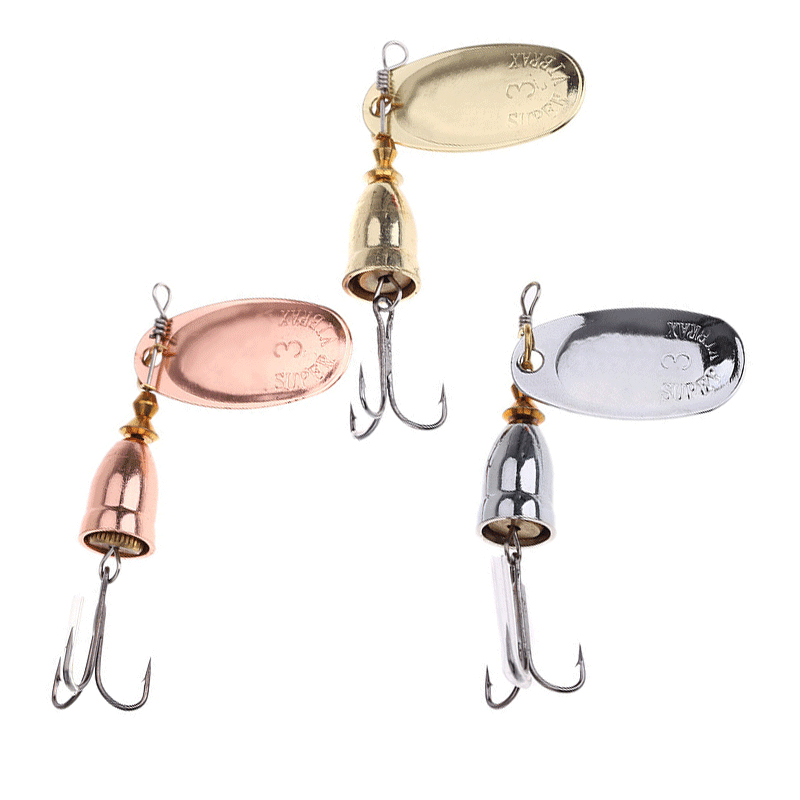 4g 5g 6g 9g 10g 16g 19g Artificial Hard Metal Spoon Lures Fishing Spinner Lures With Treble Hooks Fishing Flasher Spoon – Spoon & Spinner – view 2