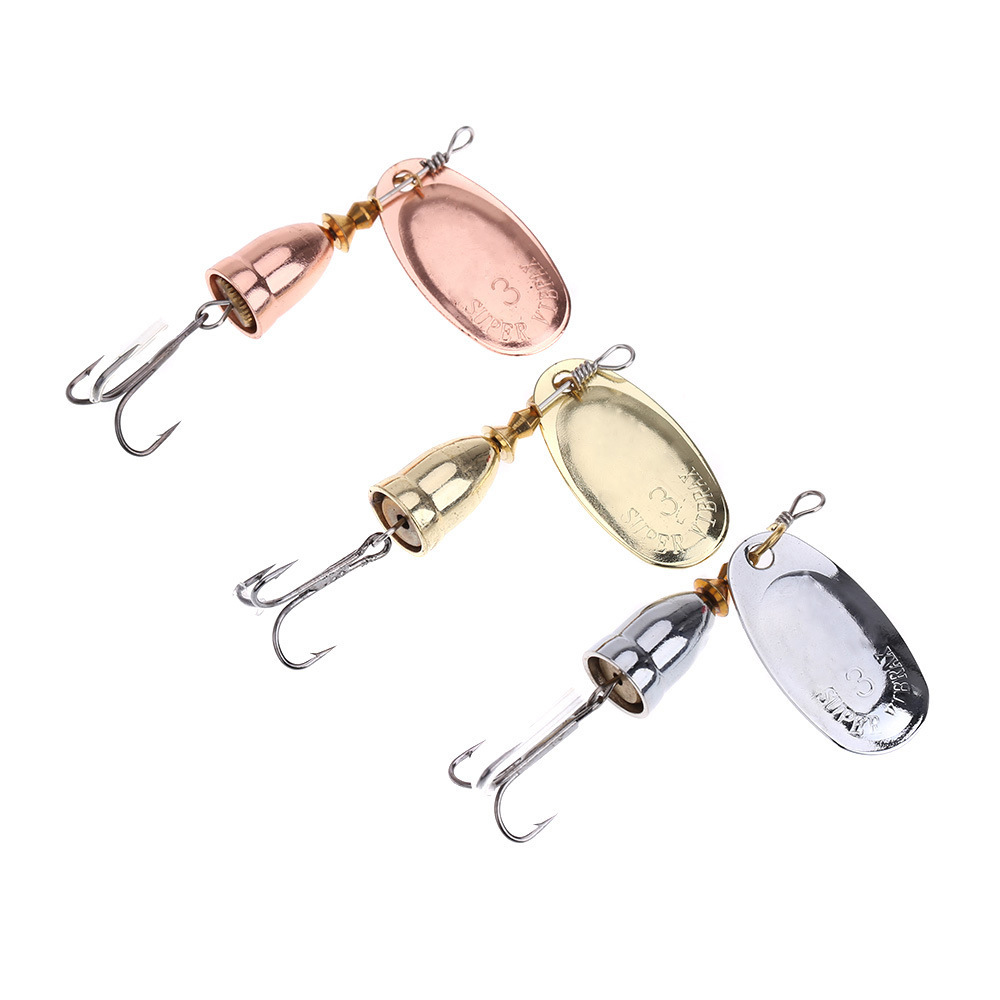 4g 5g 6g 9g 10g 16g 19g Artificial Hard Metal Spoon Lures Fishing Spinner Lures With Treble Hooks Fishing Flasher Spoon – Spoon & Spinner – view 3