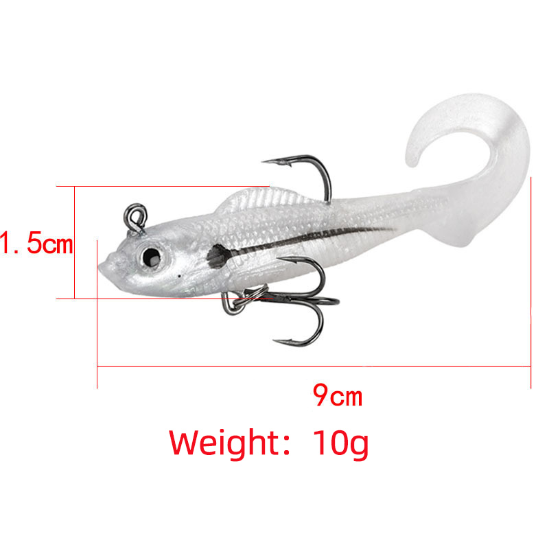 Fishing Accessories Freshwater Saltwater Luminous Jigging Lures Saltwater Fishing Pre-Rigged Jig Fishing Lure Soft Plastic Lure – Worms & Grubs – view 5
