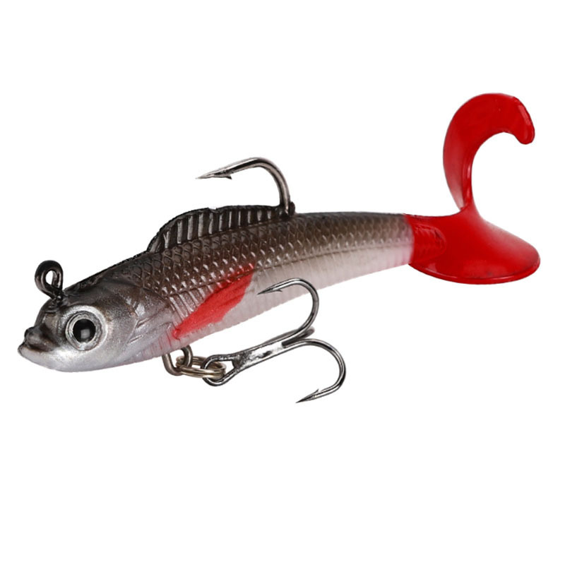 Fishing Accessories Freshwater Saltwater Luminous Jigging Lures Saltwater Fishing Pre-Rigged Jig Fishing Lure Soft Plastic Lure – Worms & Grubs – view 2