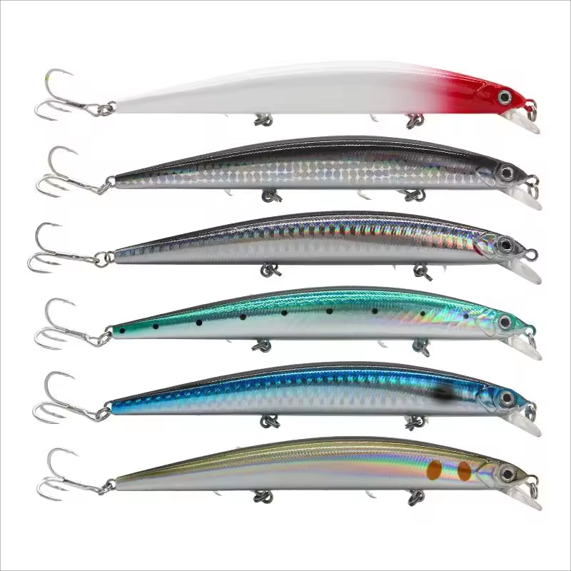 Lures Fishing Wholesale 11g/15g Floating Minnow Lure Hard Bait Beach Pesca Bass Fishing – Pencil – view 1