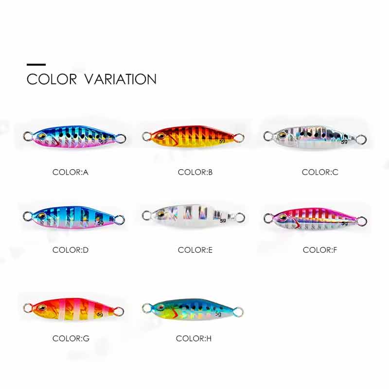 Cheery 3g 5g 7g 10g Mini Metal Jig Lure Lead Fish Casting Slow Jigging Lure Jig – Metal Jig – view 2
