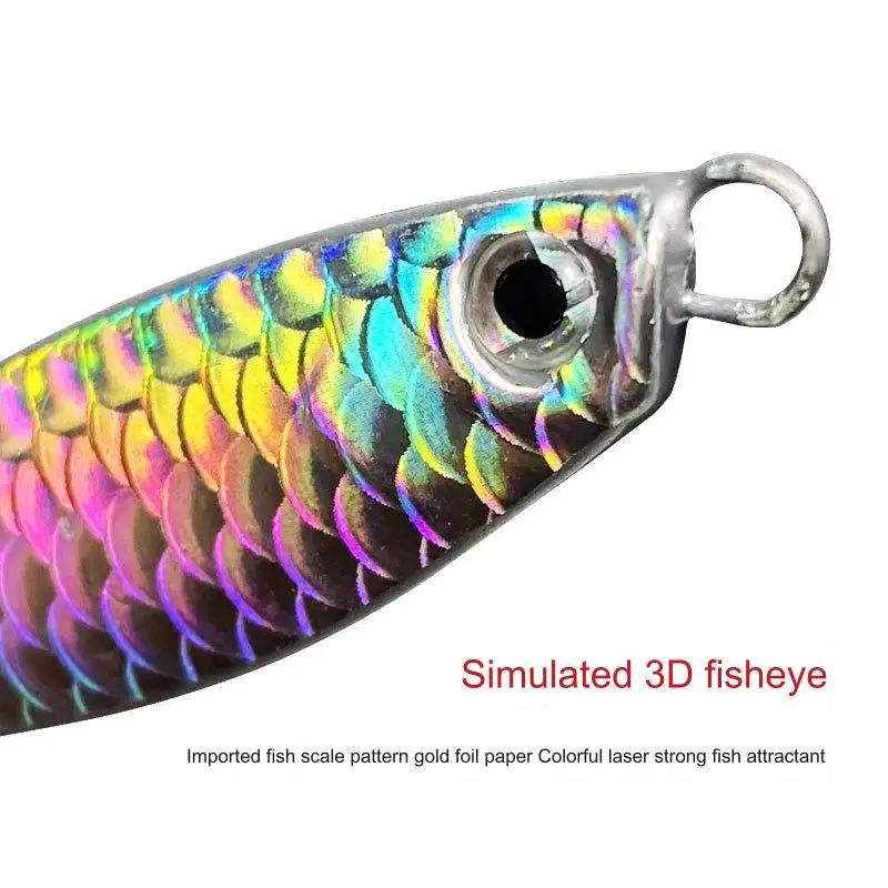 Hard Lead Metal Jigging Lure for Saltwater Ocean Boat Fishing Jigging Lure for Carp Bass Trout Species Sea Fishing – Metal Jig – view 3