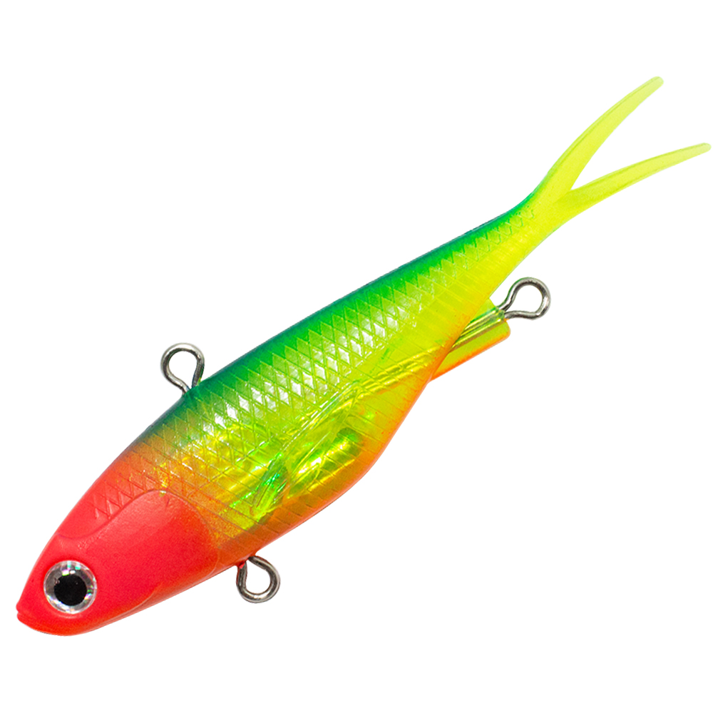 New Model 95mm 115mm Vibe Lure Fork Tail Soft Plastic Fishing Lures Super Strength TPE Plastic Vibration Vibe – Soft Lure – view 3