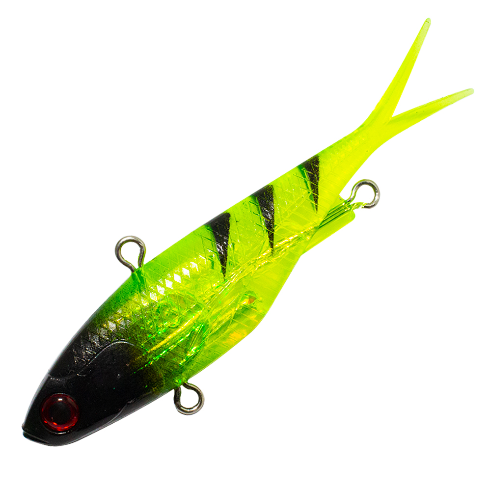 New Model 95mm 115mm Vibe Lure Fork Tail Soft Plastic Fishing Lures Super Strength TPE Plastic Vibration Vibe – Soft Lure – view 4