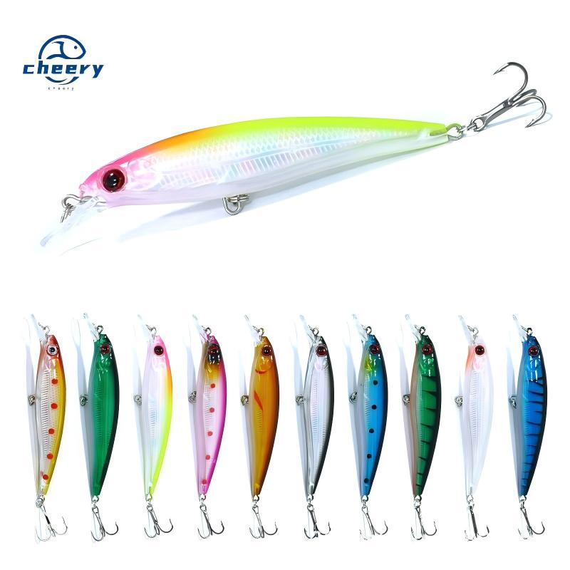 CHEERY 11CM 13.4G Minnow Bass Floating Hard Fishing Lure Artificial Minnow Lure for River Lake Stream Tackle – Minnow – view 1