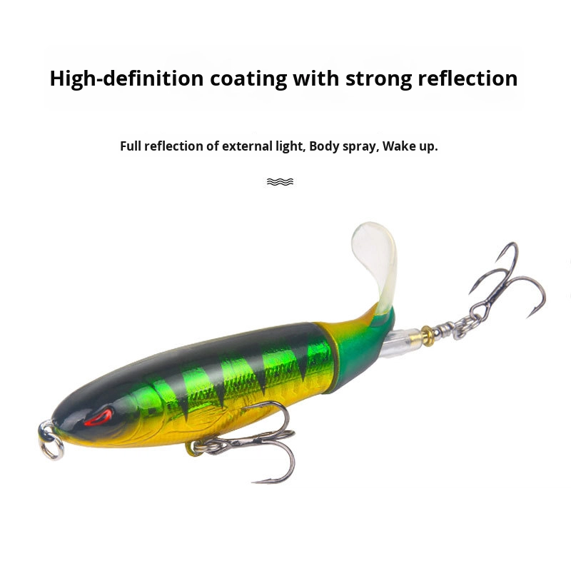 Luya Hard Plastic Artificial Fish Bait Surface Tractor Pencil Propeller Freshwater Bottom Fishing Gear for Carp & Pike – Pencil – view 5