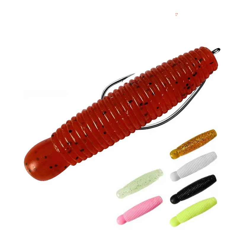 Wholesale Anti-Hook Soft Body Honeycomb Potato Bee Larva Fishing Simulator Plastic Lure Bait for Carp Bass & Snakehead Fish – Worms & Grubs – view 1