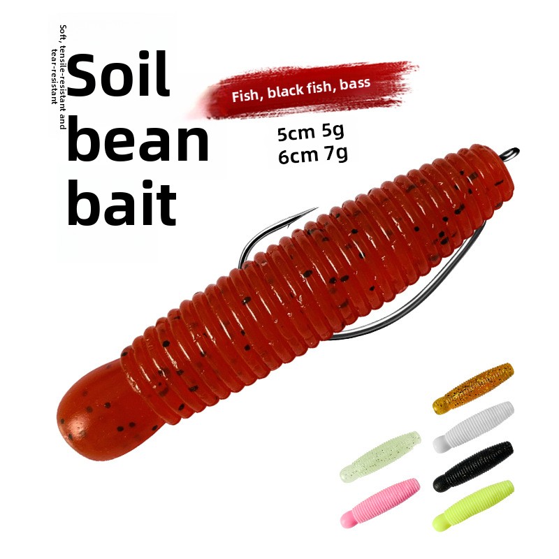 Wholesale Anti-Hook Soft Body Honeycomb Potato Bee Larva Fishing Simulator Plastic Lure Bait for Carp Bass & Snakehead Fish – Worms & Grubs – view 2