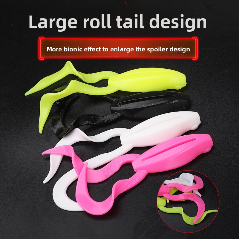 ABS Plastic Floating Water Kicking Frog Lure Artificial Soft Bait Simulation for Wildlife Attracting Bass Pike Ray – Worms & Grubs – view 4