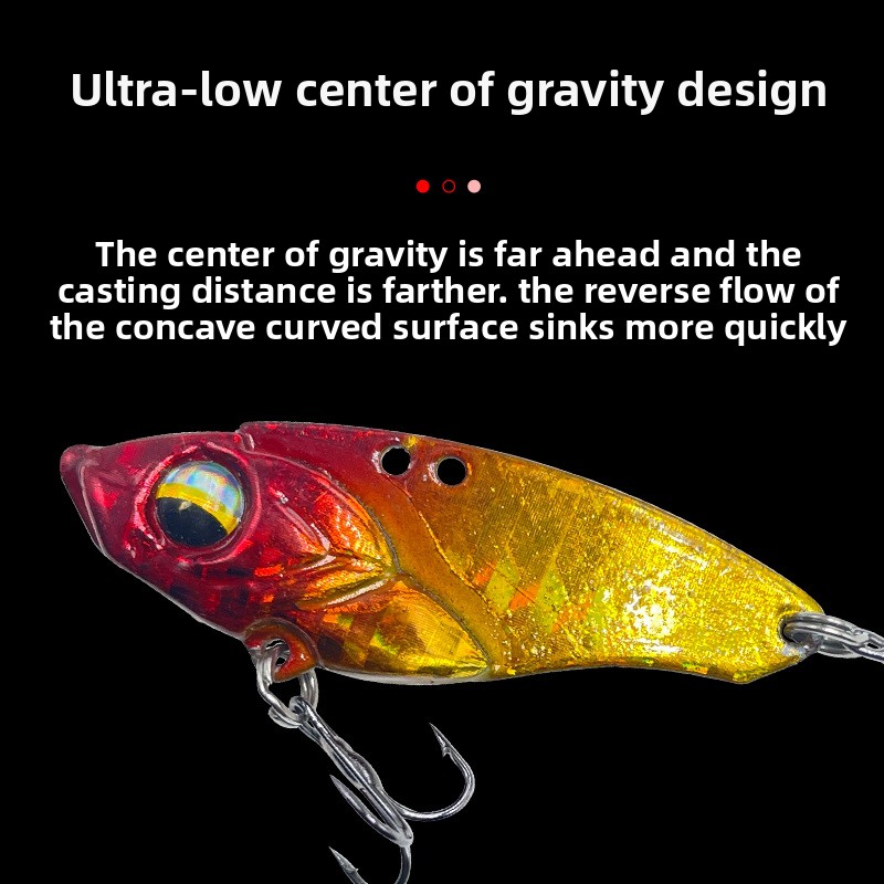 Daiwa Lead-Coated Railway Vib Artificial Bass Crappie Bait Durable Plastic Lure for Bottom Fishing Clearance Sale – Metal Lure – view 5
