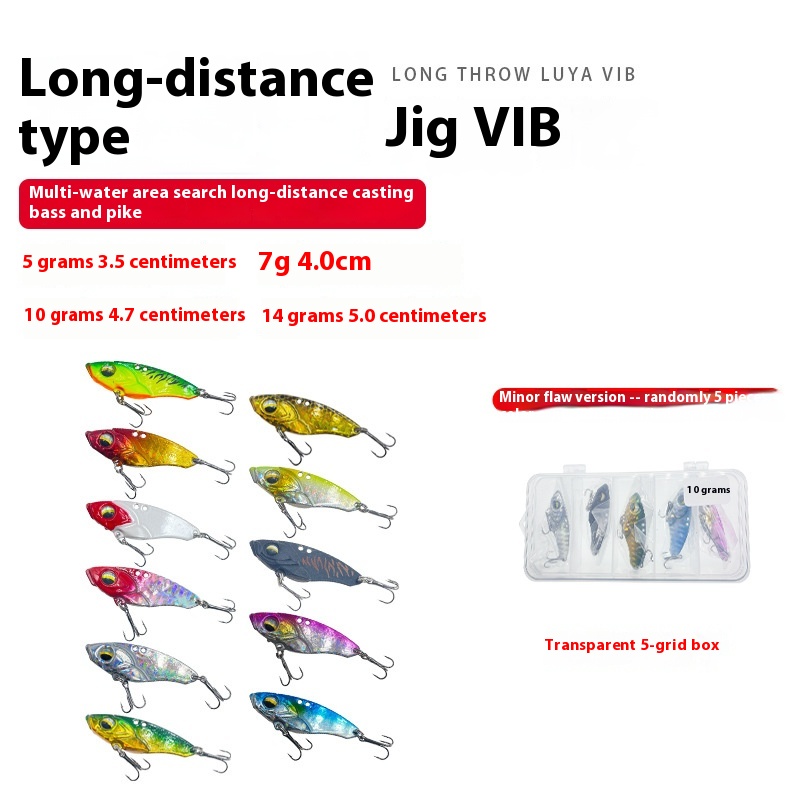 Daiwa Lead-Coated Railway Vib Artificial Bass Crappie Bait Durable Plastic Lure for Bottom Fishing Clearance Sale – Metal Lure – view 3