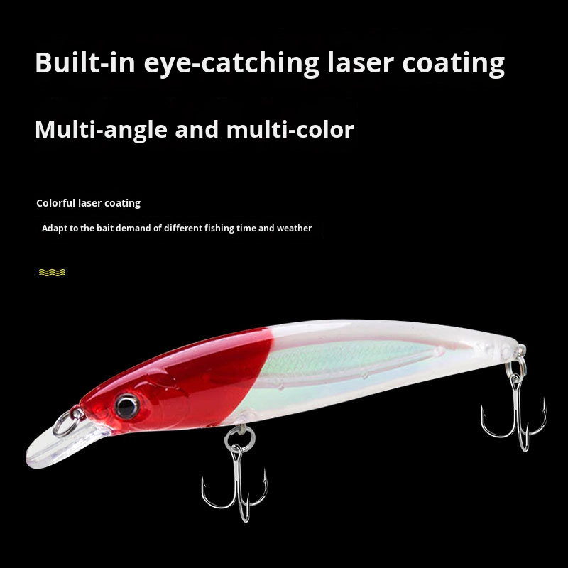 Elegant Bionic Bait Lure Manufacturer Wholesale 15g Floating Sinking ABS Carp Minnow Luminous Water Lure Made of Rubber – Minnow – view 2