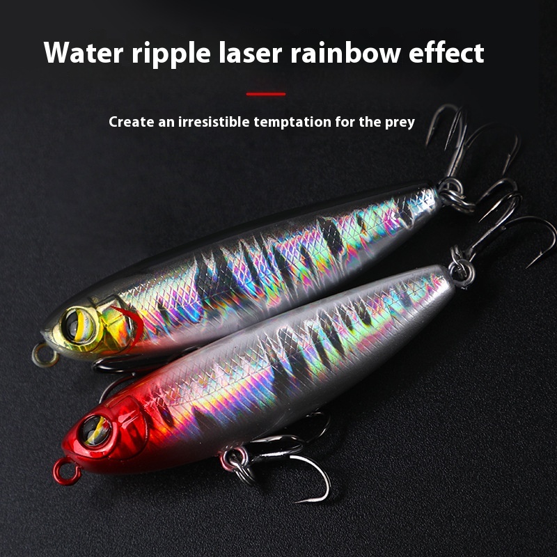 ABS Material Z-Dog Lure Long-Casting Topmouth Culter Bass Target 10g Floating Pencil Surface Fishing Lure – Pencil – view 4