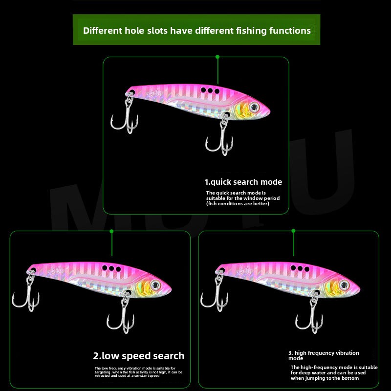 Longya VIB Lure Bait Shiny Metal VIB Blood Groove Hook for Saltwater Fish Pike 15g for Long-Cast Sea Freshwater Bass Fishing – Metal Lure – view 2