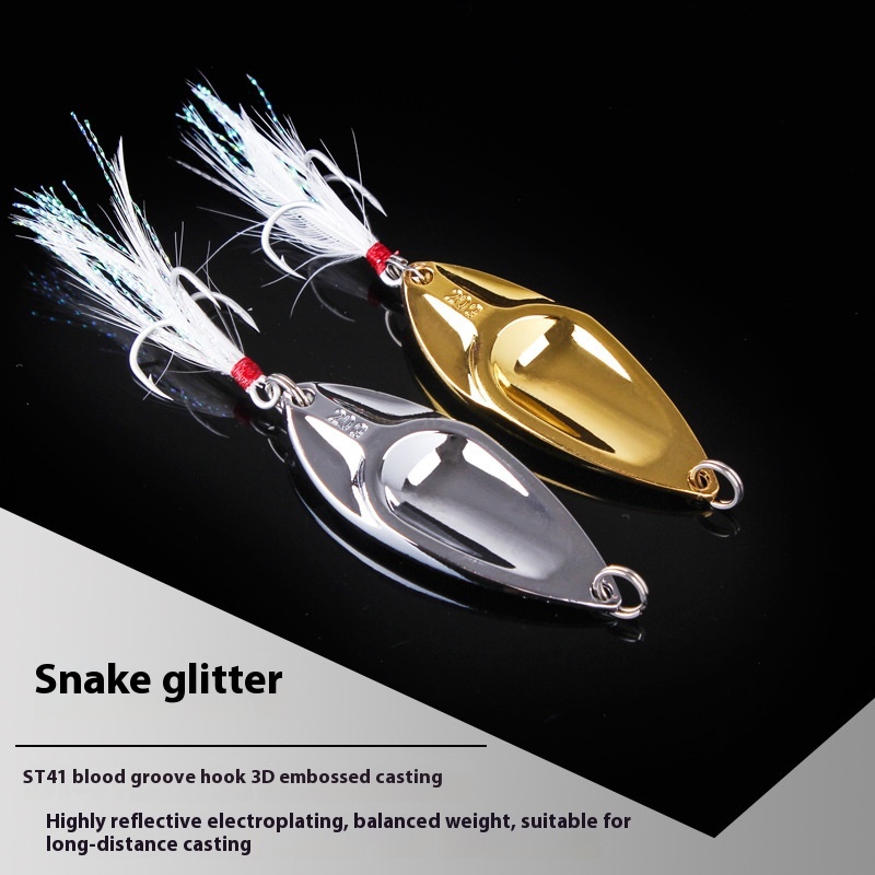 Manufacturer's Viper Metal Spoon Lure 20g Freshwater/Ocean Boat Fishing Artificial Bait Bass Snakehead Fish Bottom for Lake – Metal Lure – view 5