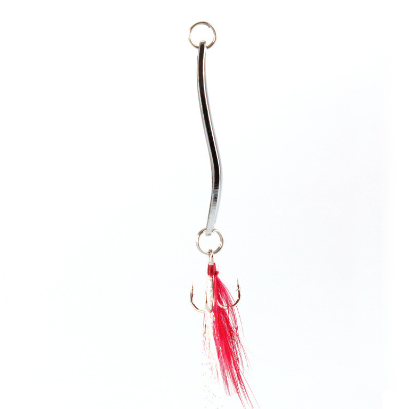 Willow Leaf Spoon-Shaped Lure Bait Durable Metal Freshwater Sea Fishing for Carp Bass Blackfish for Bottom Zander 7g-30g – Metal Lure – view 1