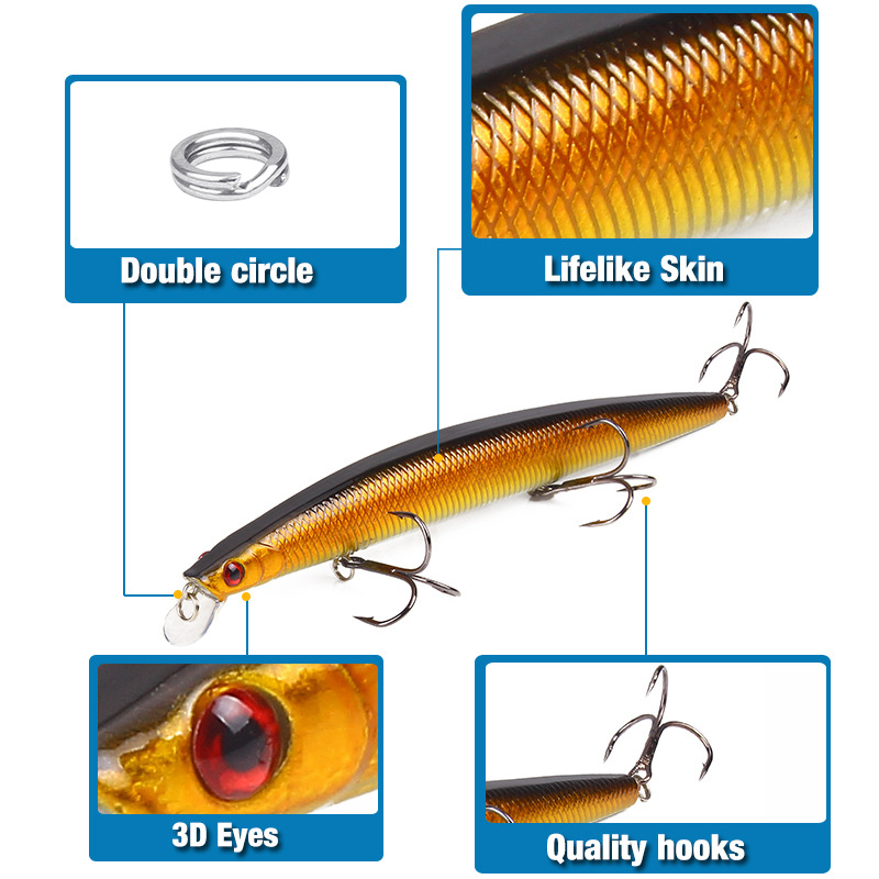 Luya 18cm/23g Cross-border Mino Bait Hard Simulation Sea Fishing Lures Far Throwing Bait Gear Product – Minnow – view 4