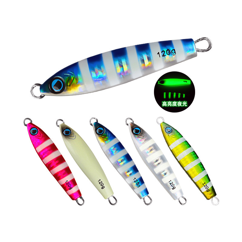 Cheery New Arrival Tungsten Alloy Jig Bait 250g 350g 400g Luminous Saltwater TG Tungsten Metal for Sea Fishing Heavy Duty Marlin – Metal Lure – view 2