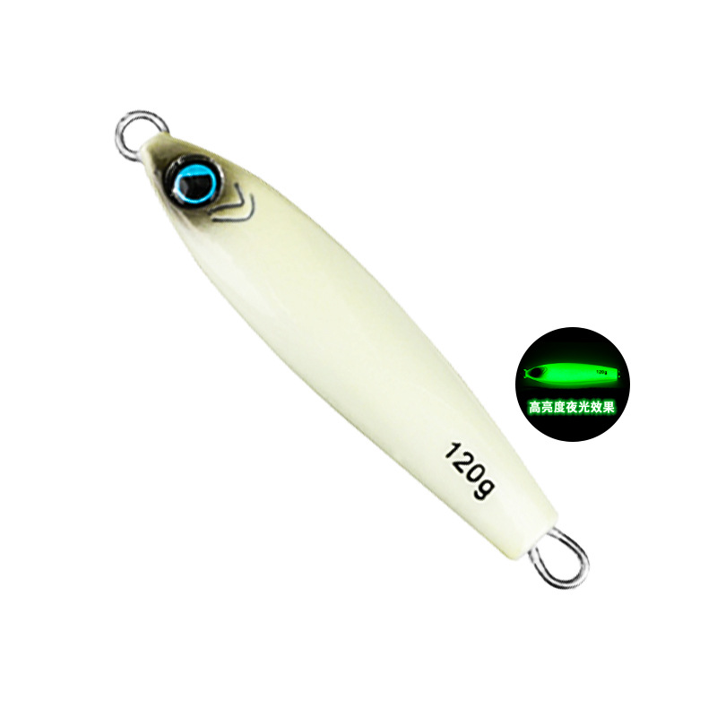 Cheery New Arrival Tungsten Alloy Jig Bait 250g 350g 400g Luminous Saltwater TG Tungsten Metal for Sea Fishing Heavy Duty Marlin – Metal Lure – view 1