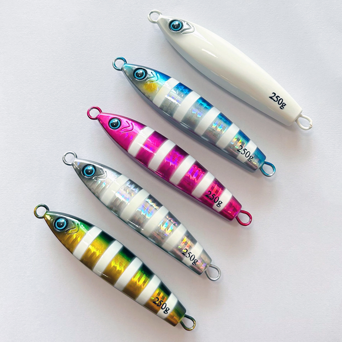 Cheery New Arrival Tungsten Alloy Jig Bait 250g 350g 400g Luminous Saltwater TG Tungsten Metal for Sea Fishing Heavy Duty Marlin – Metal Lure – view 3