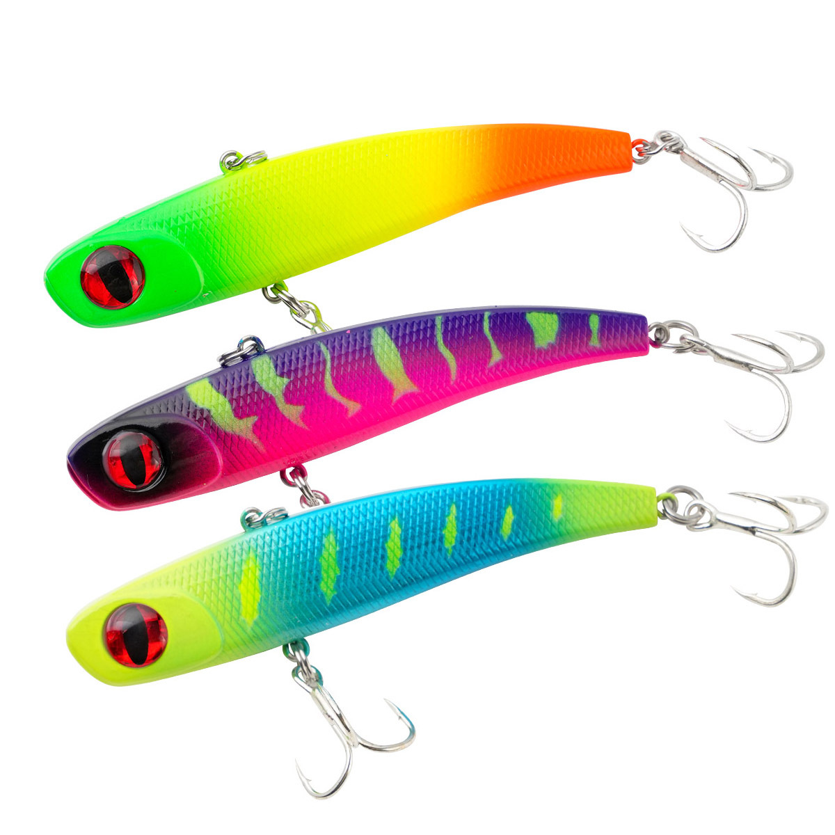 Cherry 7cm & 11.5cm Cherry Fishing Lure Artificial Hard Bait with Tremble Vib Noise for Swimming & Fishing – Metal Lure – view 1