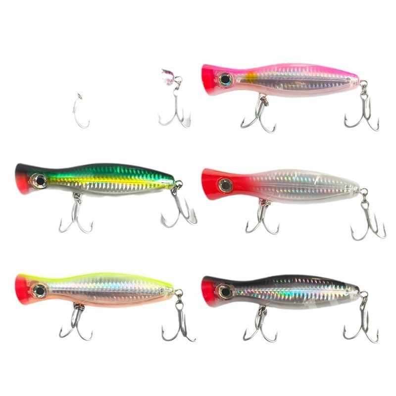 Exquisite Packaging 12cm 44g Polished Inner Bait Body Cheery Wave Laser Gold Plating Manufactured Wholesale Catfish – Popper – view 4