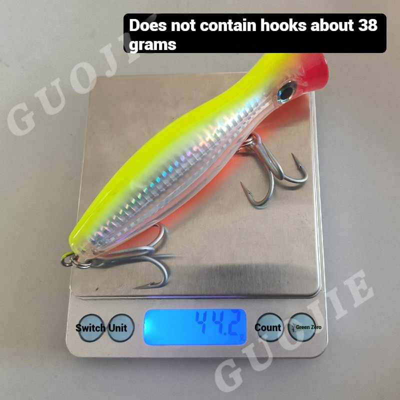 Exquisite Packaging 12cm 44g Polished Inner Bait Body Cheery Wave Laser Gold Plating Manufactured Wholesale Catfish – Popper – view 5