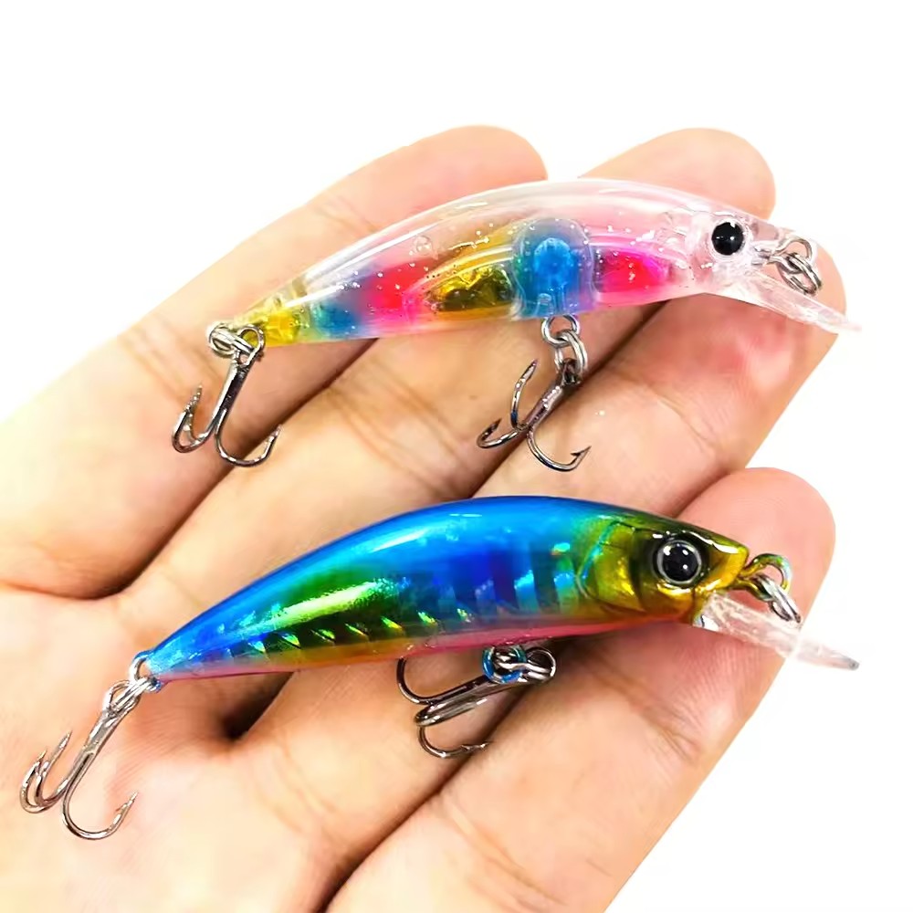 Cheery New 50 Millimeter Cheery Mini 50s Artificial 3D Eyes Hard Bait ABS Freshwater Fish Lure Kit for Marlin Sinks Slowly River – Minnow – view 2