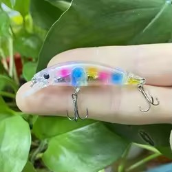 Cheery New 50 Millimeter Cheery Mini 50s Artificial 3D Eyes Hard Bait ABS Freshwater Fish Lure Kit for Marlin Sinks Slowly River – Minnow – view 4